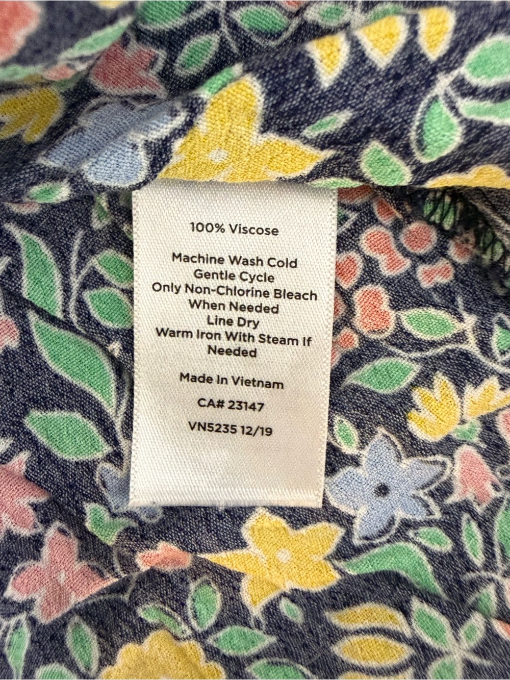 Talbots Gathered Tie Neck Floral Midi Dress Size 6 - Picture 8 of 13